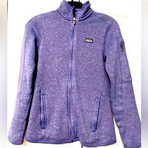 Patagonia Full Zip Better Sweater Purple Blue XS